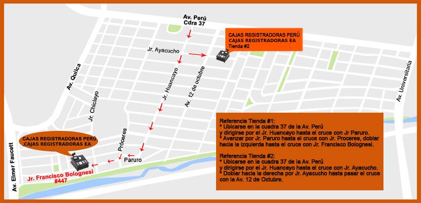 Ub&iacute;que nuestra tienda